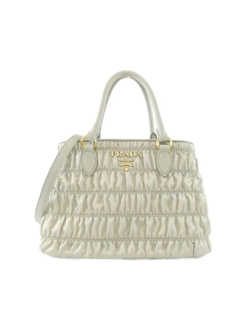 Prada Bag Handbag Gold